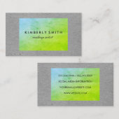 Chic Texture Visitenkarte (Vorne/Hinten)