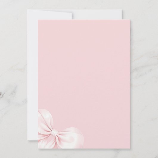 Chic The Knot Bridal Shower Einladung (Rückseite)