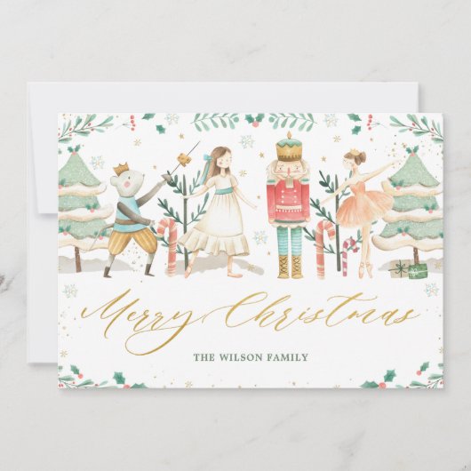 Chic The Nutcracker Ballet Frohe Weihnachten (Vorderseite)