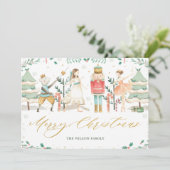 Chic The Nutcracker Ballet Frohe Weihnachten (Stehend Vorderseite)