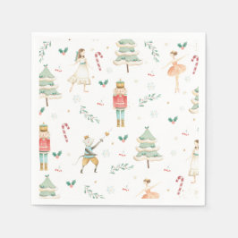 Chic The Nutcracker Ballet Frohe Weihnachts-Party Serviette