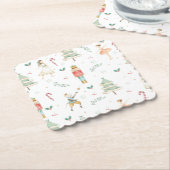 Chic The Nutcracker Ballet Frohe Weihnachts-Party Untersetzer (angewinkelt)