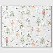 Chic The Nutcracker Weihnachtsballett Decoupage Geschenkpapier (Flach)