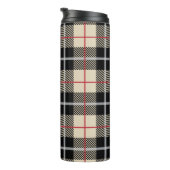 Chic Thompson Camel Kariertes Muster Thermosbecher (Nach rechts gedreht)