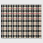 Chic-Thompson-Kameltartan-kariertes Muster Geschenkpapier (Flach)