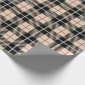 Chic-Thompson-Kameltartan-kariertes Muster Geschenkpapier (Ecke)