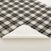 Chic Thomson Camel Kariert Flannel Pattern Sherpadecke (3/4)