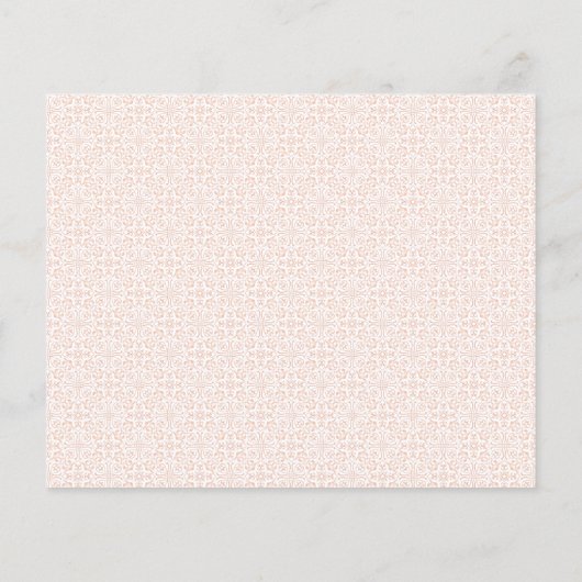 Chic Tiles elegante PINK WEDDING REPLY Menüoption (Rückseite)