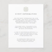 Chic Tiles elegante zeitlose Budget Hochzeitsdetai (Vorderseite)