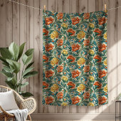 Chic Timeless Floral Tapestry Morris Verziertes De Fleecedecke