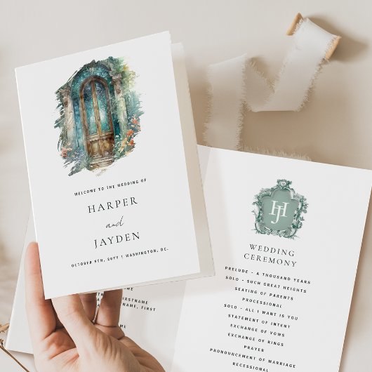 Chic Timeless Green, Blue, Aquamarine Hochzeitspro