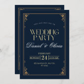 Chic & Timeless Wedding Invitation – Customizable  Einladung (Vorne/Hinten)