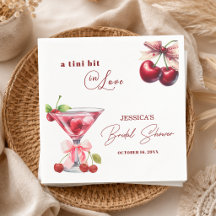 Chic Tini Bit in Love Cherry Martini Brautparty
