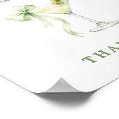 Chic Tini One Neutral Baby Shower Prayers for Baby Poster (Ecke)