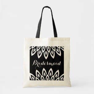 CHIC TOTE_MODERN "Brautjungfer" WEISSES Tragetasche