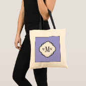 CHIC TOTE_PERIWINKLE/WHITE/BLACK TRAGETASCHE (Vorderseite (Produkt))