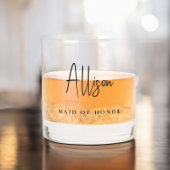 Chic Trauzeugin Bridal Wedding Whiskyglas