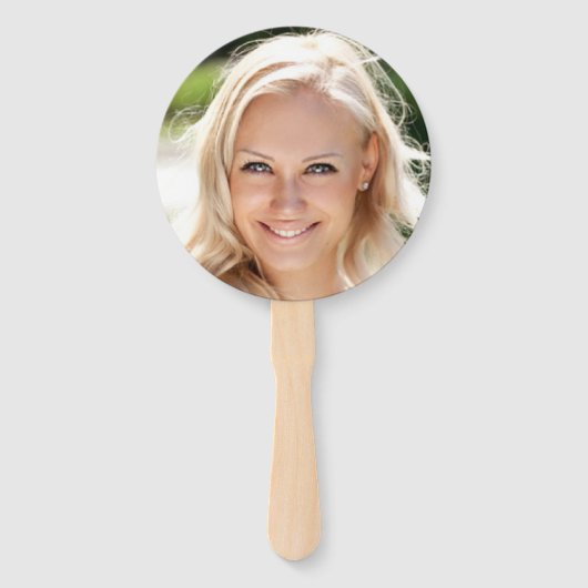 Chic Trendy Black Brush Script Team Bridge Fächer (Rückseite)