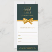 Chic Trendy Business Personalized Gift Certificate (Vorderseite)