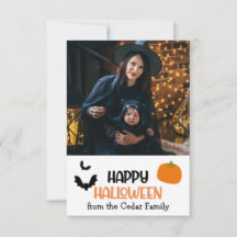 Chic Trendy Custom "Happy Halloween" Foto