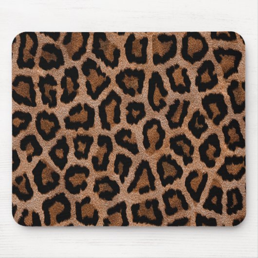 Chic Trendy Leopard Pattern Mousepad (Vorne)