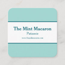 Chic & Trendy Macaron Mint Blauer Moderner Minimal