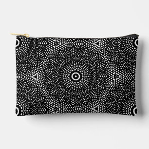 Chic Trendy Modern Stylish Girly Dot Art Zubehörtasche