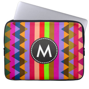 Chic Trendy Zickzack Stripes Muster #3 Laptopschutzhülle