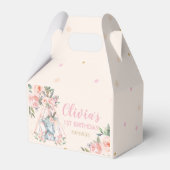 Chic Tribal Niedlich Elephant Blush Bloral Wild On Geschenkschachtel (Vorderseite)