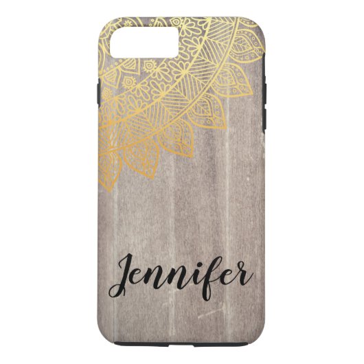 Chic Tribal Pattern schwarz Case-Mate iPhone Hülle (Rückseite)