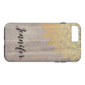 Chic Tribal Pattern schwarz Case-Mate iPhone Hülle (Rückseite (Horizontal))