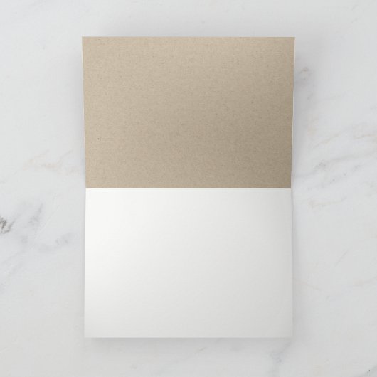 Chic Tropical Beach Palm Trees Wasserfarbenhochzei Dankeskarte (Innenseite)