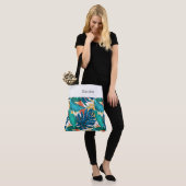 Chic Tropical Mit Monogramm Tote Bag Tasche (Am Model)