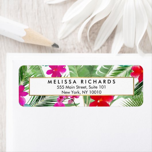 Chic Tropical Print Watercolor Designer (Insitu)