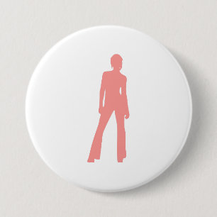 Chic Trouser Girl Buttons - Stilvolle Feminine