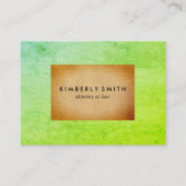 Chic Two Tone Color Blocks Visitenkarte (Vorderseite)