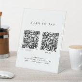 Chic Typografy Business 2 bedient Scans zur Bezahl Sockelschild (In SItu)