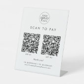 Chic Typografy Business Logo 2 Apps Scannen zu zah Sockelschild (Vorderseite)