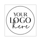 Chic Typografy Custom Business Logo Gummistempel (Prägung)