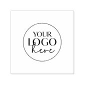 Chic Typografy Custom Business Logo Permastempel (Design)