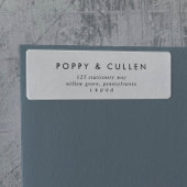 Chic Typografy Return Address Label