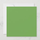 Chic Typografy Save the Date einladen, Green (Rückseite)