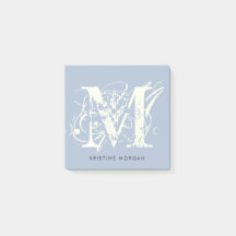 Chic typography monogram name