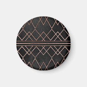 Chic u. elegantes Imitat-Rosen-Goldgeometrische Magnet