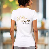 Chic Überfließend mit Grace blühende Afro Haare T-Shirt