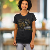 Chic Überfließend mit Grace blühende Afro Haare T-Shirt