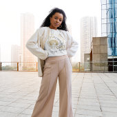 Chic Überfließend mit Grace blühende Afro Haare T-Shirt