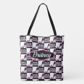 CHIC UND EINZIGARTIGE PERSONALISIERTE SHOVER TASCHE (Rückseite)