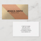 Chic und Elegant Visitenkarte (Vorne/Hinten)