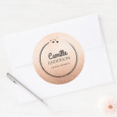 Chic und Elegante Rose Gold Stickers (Umschlag)